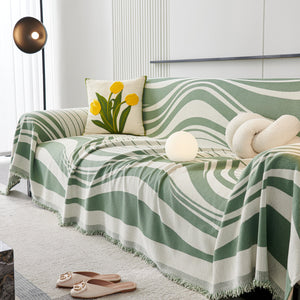 Soft Cozy Curved Throw Blankets for Couch, Sofa, Bed, Travel, Decorative Blankets for Women, Men, Kids Gift