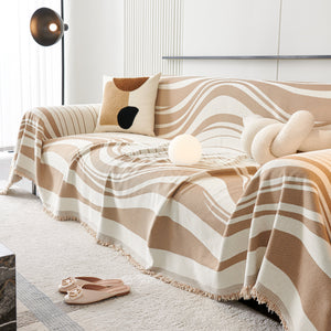 Soft Cozy Curved Throw Blankets for Couch, Sofa, Bed, Travel, Decorative Blankets for Women, Men, Kids Gift