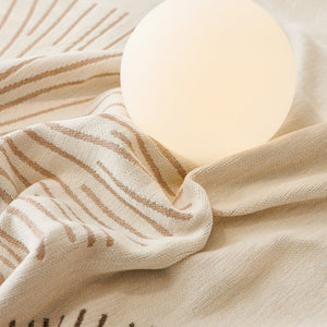 Dandelion Reversible Striped Couch Throw Cover for Living Room Pet Sofa Slipcovers Couch Protector