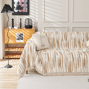 Reversible Sofa Throw Blanket, Couch Cover Sofa Slipcover for Most Shape Sofas