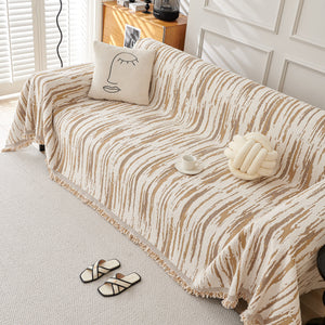 Reversible Sofa Throw Blanket, Couch Cover Sofa Slipcover for Most Shape Sofas