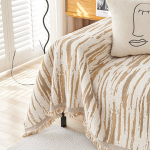 Reversible Sofa Throw Blanket, Couch Cover Sofa Slipcover for Most Shape Sofas