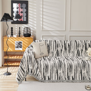 Reversible Sofa Throw Blanket, Couch Cover Sofa Slipcover for Most Shape Sofas