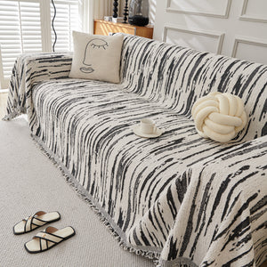 Reversible Sofa Throw Blanket, Couch Cover Sofa Slipcover for Most Shape Sofas