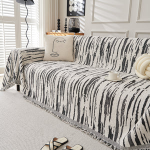 Reversible Sofa Throw Blanket, Couch Cover Sofa Slipcover for Most Shape Sofas