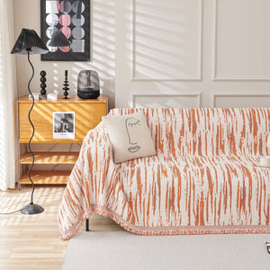 Reversible Sofa Throw Blanket, Couch Cover Sofa Slipcover for Most Shape Sofas