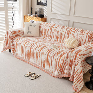 Reversible Sofa Throw Blanket, Couch Cover Sofa Slipcover for Most Shape Sofas