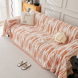 Reversible Sofa Throw Blanket, Couch Cover Sofa Slipcover for Most Shape Sofas