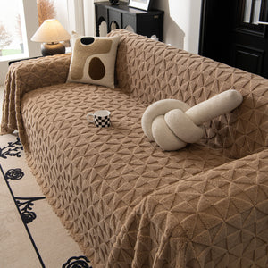 Plush Soft Couch Cover for Sofa and Furniture Lightweight Throw Blankets for Sectional Couch
