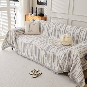 Reversible Sofa Throw Blanket, Couch Cover Sofa Slipcover for Most Shape Sofas