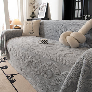 Soft Plush Fleece Throw Blanket for Couch Solid Cute Warm Couch Cover Blanket for Winter