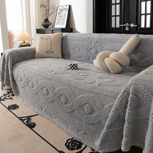 Soft Plush Fleece Throw Blanket for Couch Solid Cute Warm Couch Cover Blanket for Winter