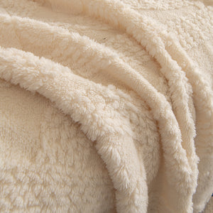 Soft Plush Fleece Throw Blanket for Couch Solid Cute Warm Couch Cover Blanket for Winter