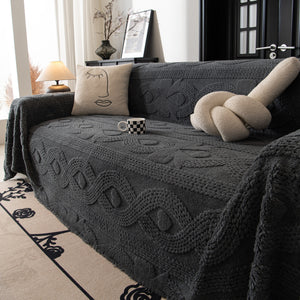 Soft Plush Fleece Throw Blanket for Couch Solid Cute Warm Couch Cover Blanket for Winter