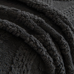 Soft Plush Fleece Throw Blanket for Couch Solid Cute Warm Couch Cover Blanket for Winter