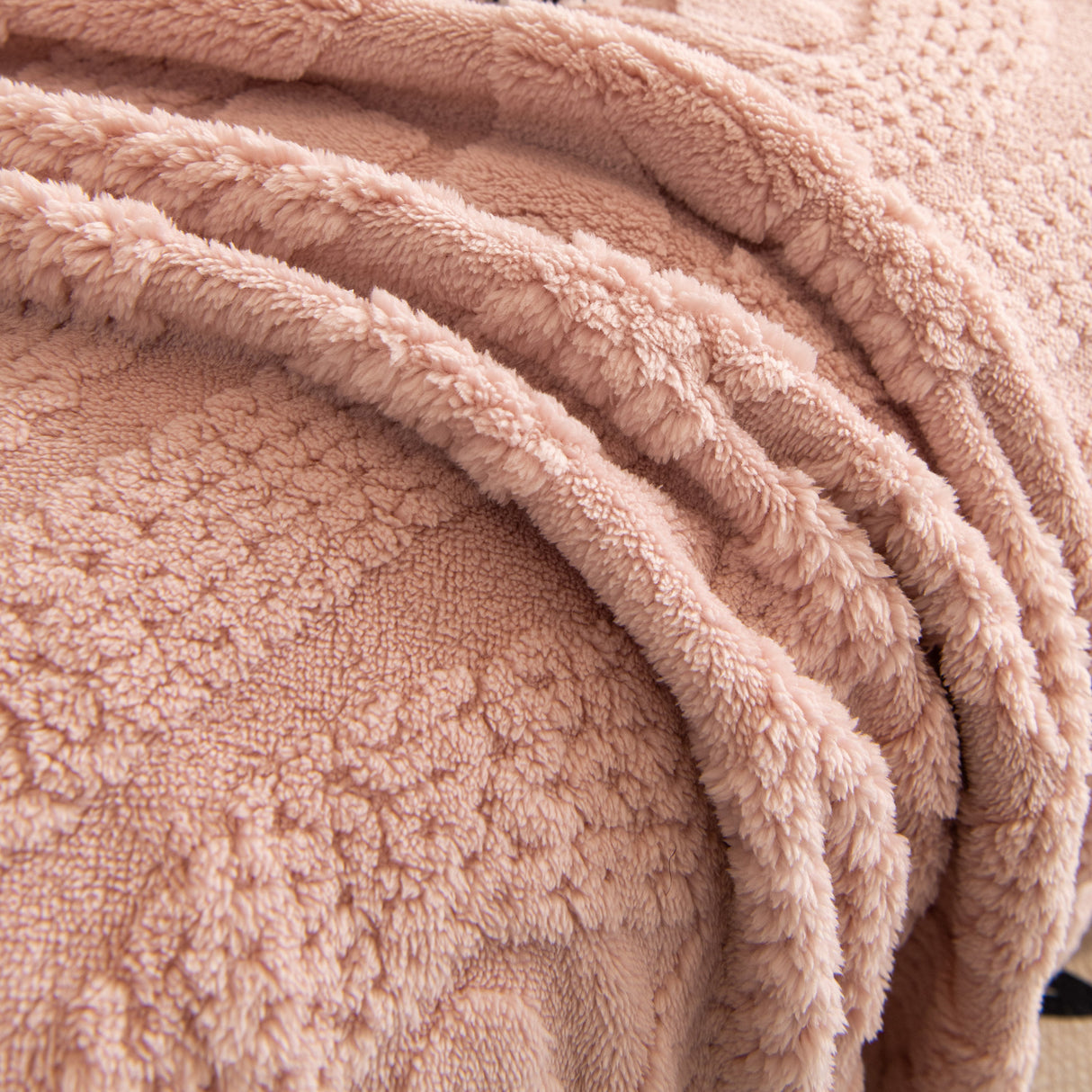 Soft Plush Fleece Throw Blanket for Couch Solid Cute Warm Couch Cover Blanket for Winter