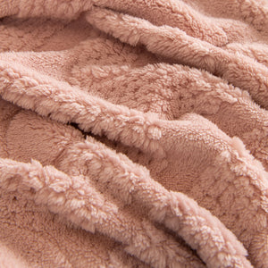 Soft Plush Fleece Throw Blanket for Couch Solid Cute Warm Couch Cover Blanket for Winter