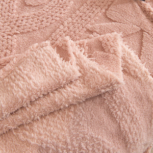 Soft Plush Fleece Throw Blanket for Couch Solid Cute Warm Couch Cover Blanket for Winter