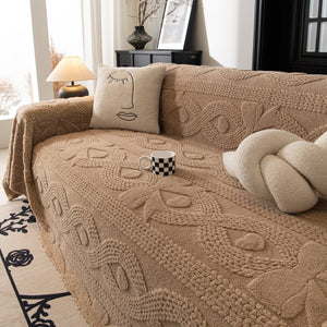 Soft Plush Fleece Throw Blanket for Couch Solid Cute Warm Couch Cover Blanket for Winter