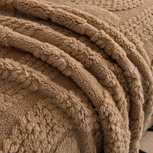 Soft Plush Fleece Throw Blanket for Couch Solid Cute Warm Couch Cover Blanket for Winter