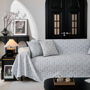 Houndstooth Non Slip Sofa Covers for Sofas Luxury Extra Large Blanket to Cover Couch