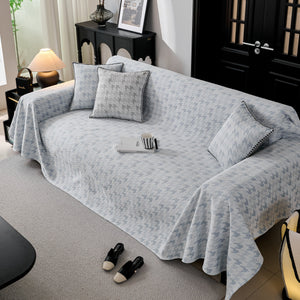 Houndstooth Non Slip Sofa Covers for Sofas Luxury Extra Large Blanket to Cover Couch