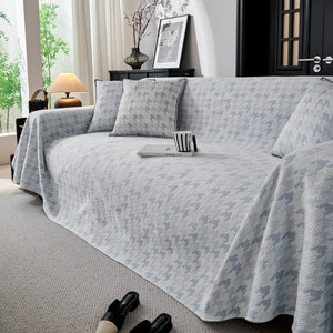 Houndstooth Non Slip Sofa Covers for Sofas Luxury Extra Large Blanket to Cover Couch