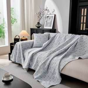 Houndstooth Non Slip Sofa Covers for Sofas Luxury Extra Large Blanket to Cover Couch