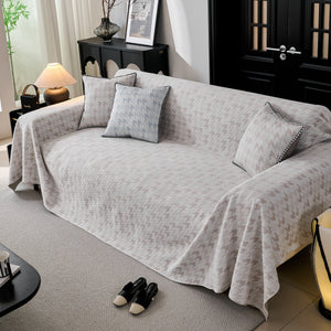 Houndstooth Non Slip Sofa Covers for Sofas Luxury Extra Large Blanket to Cover Couch