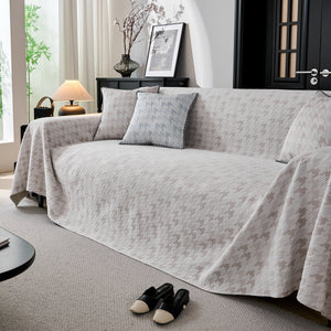 Houndstooth Non Slip Sofa Covers for Sofas Luxury Extra Large Blanket to Cover Couch