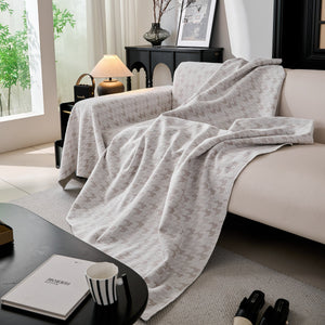 Houndstooth Non Slip Sofa Covers for Sofas Luxury Extra Large Blanket to Cover Couch