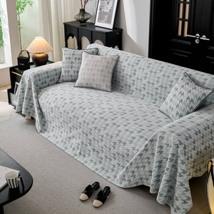 Houndstooth Non Slip Sofa Covers for Sofas Luxury Extra Large Blanket to Cover Couch