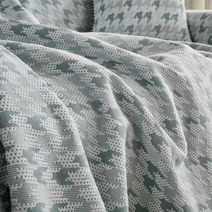 Houndstooth Non Slip Sofa Covers for Sofas Luxury Extra Large Blanket to Cover Couch