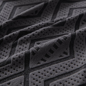 Modern Geometric Jacquard Sofa Slipcover, High Stretch 1-Piece Textured Couch Cover