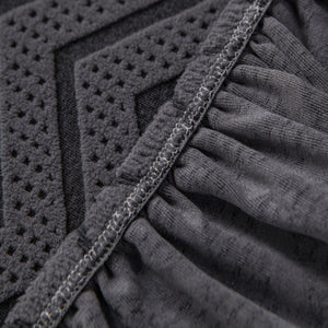 Modern Geometric Jacquard Sofa Slipcover, High Stretch 1-Piece Textured Couch Cover