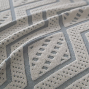 Modern Geometric Jacquard Sofa Slipcover, High Stretch 1-Piece Textured Couch Cover