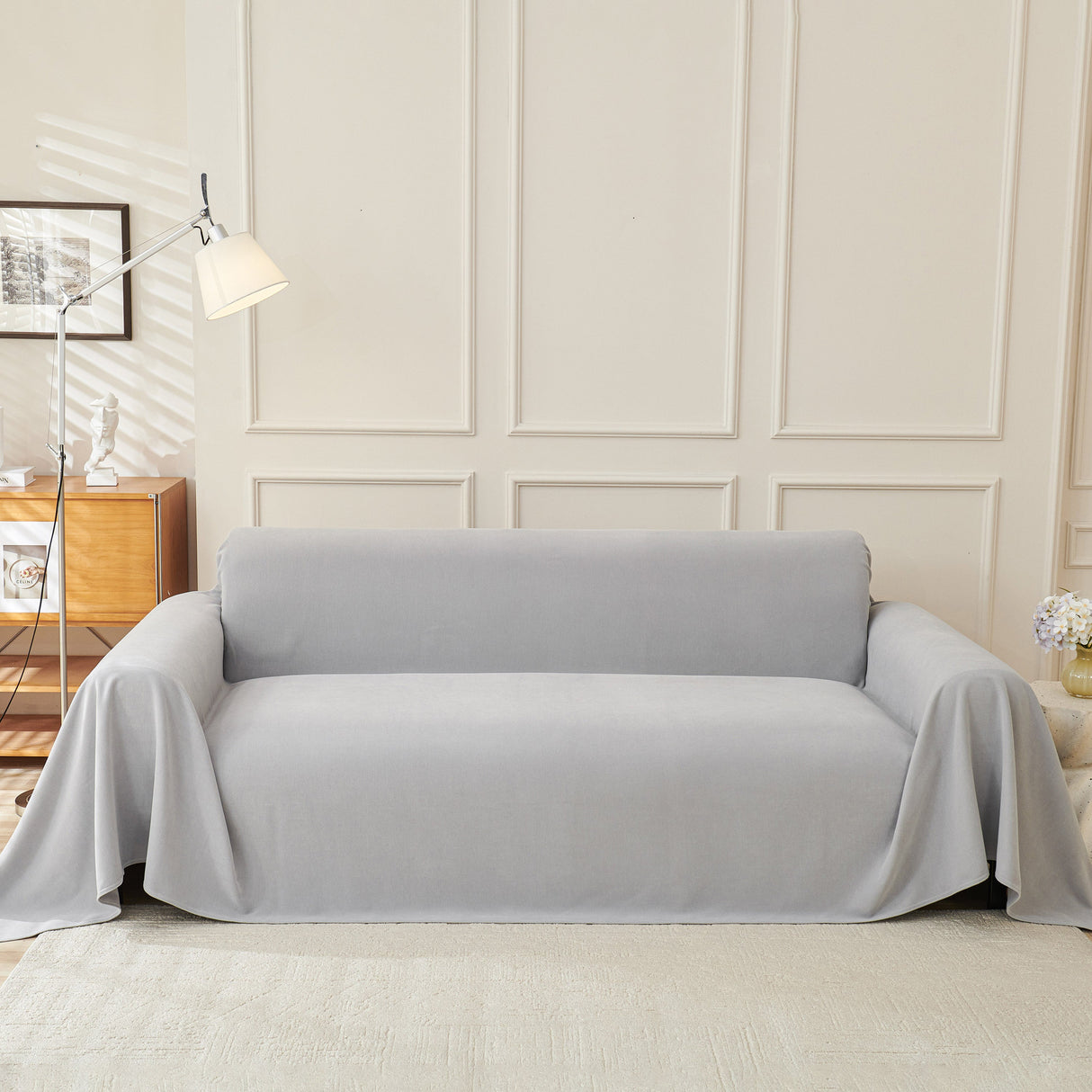 Waterproof Scratch Proof Sofa Protector Throw Blanket, Couch Cover for Pets & Kids