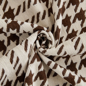 Chenille Houndstooth Sofa Throw Cover, Scratch Proof Cozy Throw Blankets for Couch