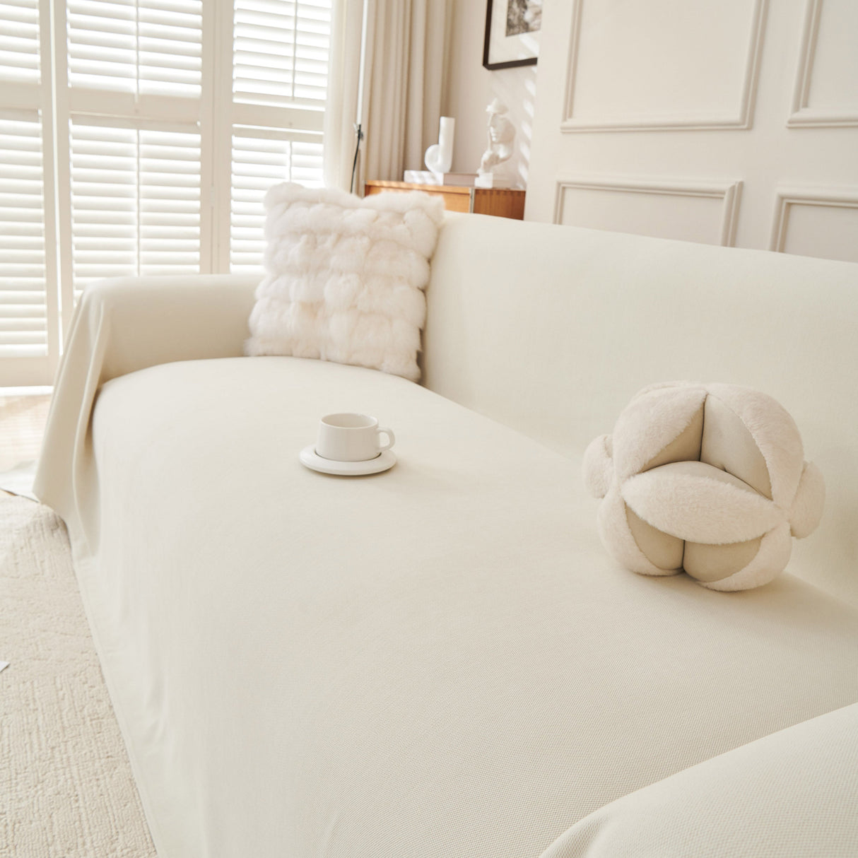 Waterproof Scratch Proof Sofa Protector Throw Blanket, Couch Cover for Pets & Kids