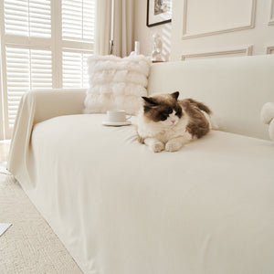 Waterproof Scratch Proof Sofa Protector Throw Blanket, Couch Cover for Pets & Kids