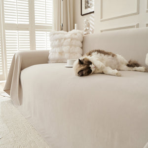 Waterproof Scratch Proof Sofa Protector Throw Blanket, Couch Cover for Pets & Kids