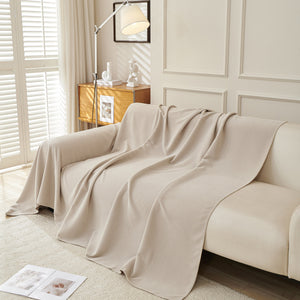 Waterproof Scratch Proof Sofa Protector Throw Blanket, Couch Cover for Pets & Kids