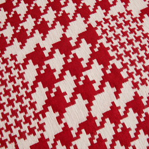 Chenille Houndstooth Couch Cover, Chaise Lounge Blanket Cover, Sectional Couch Scratch Protector