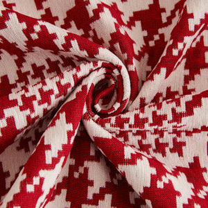 Chenille Houndstooth Couch Cover, Chaise Lounge Blanket Cover, Sectional Couch Scratch Protector