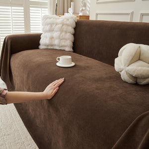 Waterproof Scratch Proof Sofa Protector Throw Blanket, Couch Cover for Pets & Kids