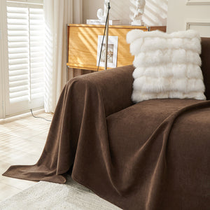 Waterproof Scratch Proof Sofa Protector Throw Blanket, Couch Cover for Pets & Kids