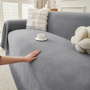 Waterproof Scratch Proof Sofa Protector Throw Blanket, Couch Cover for Pets & Kids
