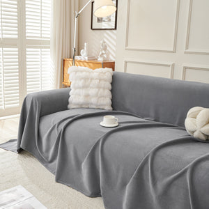 Waterproof Scratch Proof Sofa Protector Throw Blanket, Couch Cover for Pets & Kids