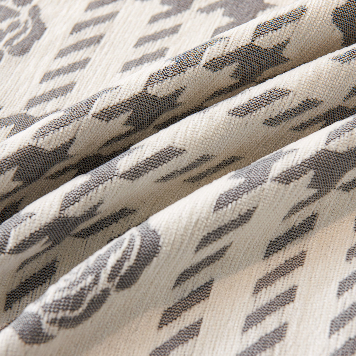 Chenille Houndstooth Sofa Throw Cover, Scratch Proof Cozy Throw Blankets for Couch