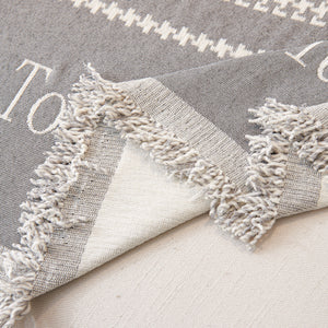 Chenille Houndstooth Couch Cover, Chaise Lounge Blanket Cover, Sectional Couch Scratch Protector